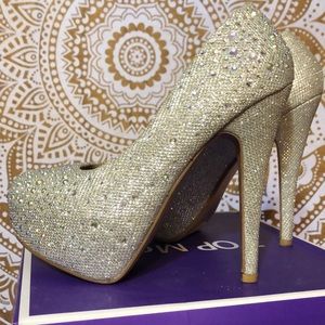 Glitter heels